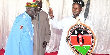 Museveni crowned Luo elder