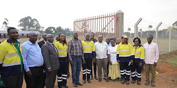 EACOP donates chain-link fence to enhance learners’ safety at Kakumiro gov’t school