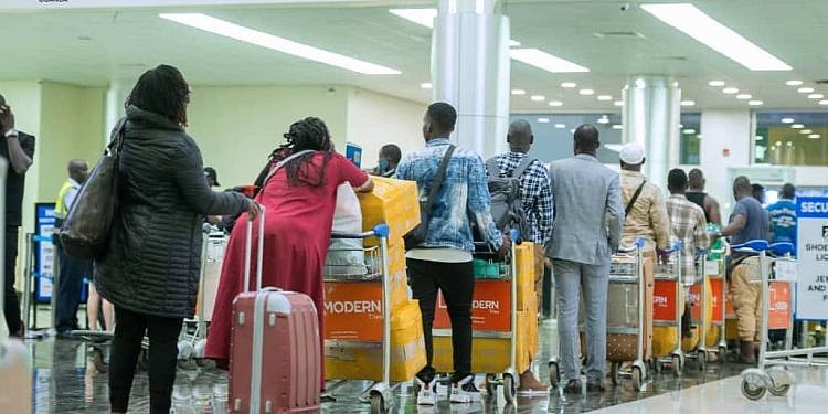 Entebbe Airport registers  216,000 passengers in January