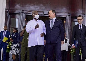 Cooperation agreements signed as Museveni welcomes Belarus prime minister to Uganda