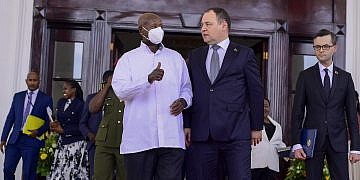 Cooperation agreements signed as Museveni welcomes Belarus prime minister to Uganda