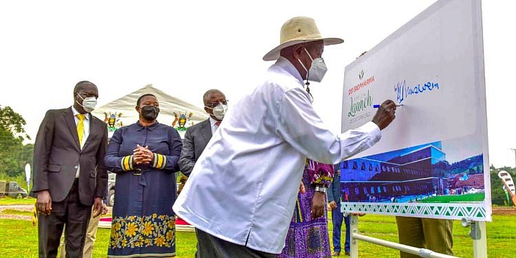 Museveni lauds Dei BioPharma for advancing Uganda’s self-sufficiency in medicine production