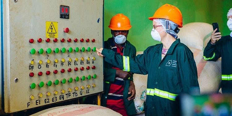 EU launches shs2.3bn state-of- the- art coffee processing facility in Mityana