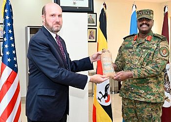 Gen Kainerugaba meets US Ambassador Popp, hails strong US-Uganda relations
