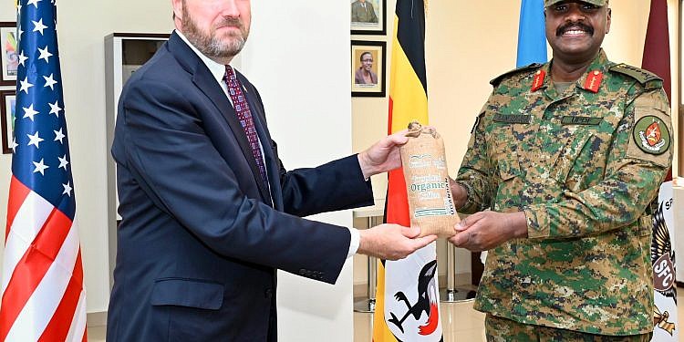 Gen Kainerugaba meets US Ambassador Popp, hails strong US-Uganda relations