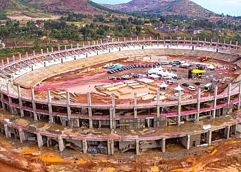 Hoima City Stadium progress impresses Museveni, promises more sports infrastructure