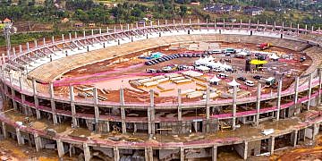Hoima City Stadium progress impresses Museveni, promises more sports infrastructure