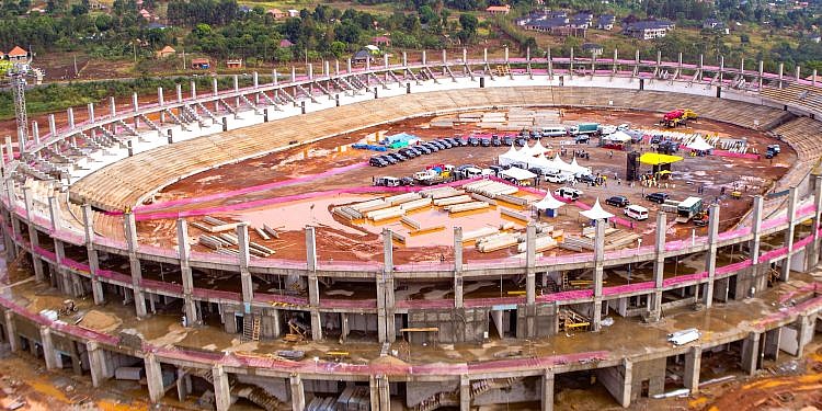 Hoima City Stadium progress impresses Museveni, promises more sports infrastructure