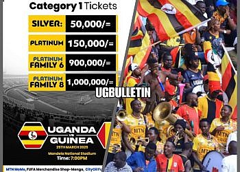 Ugandan football fans raise concern over hiked Cranes match day tickets