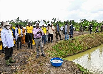 PDM is your bank, take full charge of it- Museveni tells Bunyoro beneficiaries