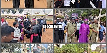 Christian denominations unite in the way of the cross procession