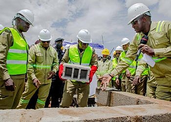 Police breaks ground for construction of 1200 housing units for officers