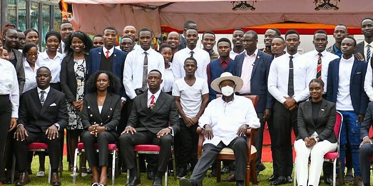 Apologise or resign- NUP’s Nyanzi asks son over photo with Museveni