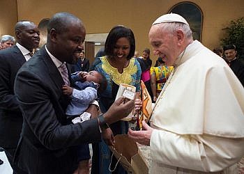 Pope Francis prayed for me and we got a child after nine years of marriage- Deputy Speaker Tayebwa