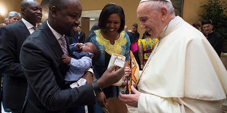 Pope Francis prayed for me and we got a child after nine years of marriage- Deputy Speaker Tayebwa