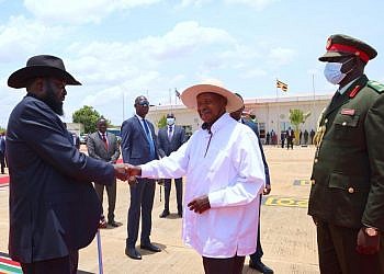 Museveni arrives in South Sudan for high-stakes visit