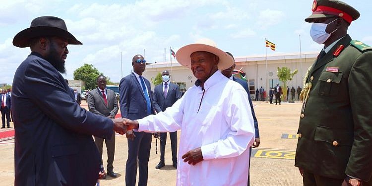 Museveni arrives in South Sudan for high-stakes visit