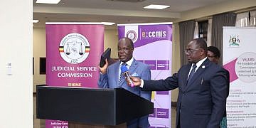 Justice Douglas Singiza sworn in as new Judicial Service Commission chairperson