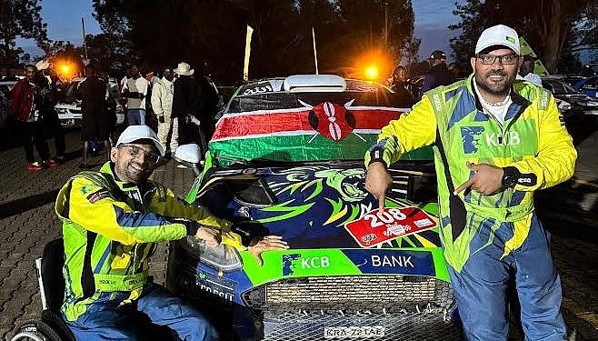 Nikhil Sachania: Africa’s first paralysed driver triumphs at Pearl Rally in Mbarara