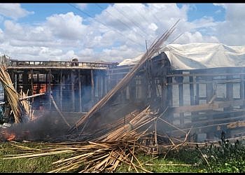 NEMA dismantles illegal floating structure on Lake Victoria, two arrested