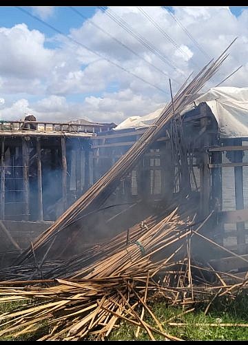 NEMA dismantles illegal floating structure on Lake Victoria, two arrested