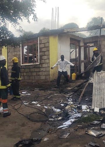 Property worth millions lost as fire guts Kasese school