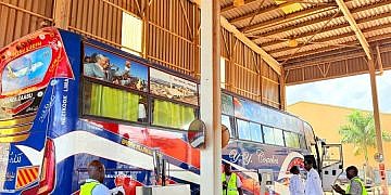 Gov’t takes YY buses through comprehensive inspection
