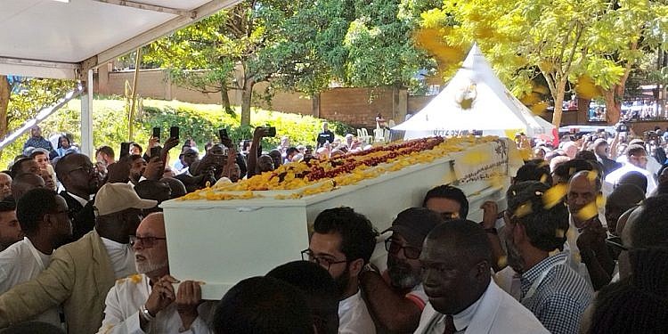 Tears as Rajiv Ruparelia is cremated