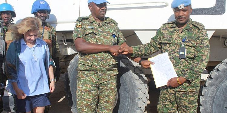 UPDF operations in Somalia boosted with armoured vehicle donation from UN