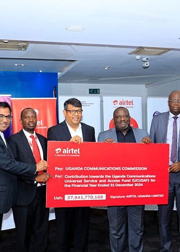 Airtel pays shs37.9bn in statutory levy to UCC