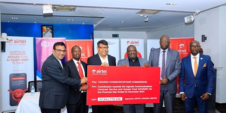 Airtel pays shs37.9bn in statutory levy to UCC