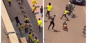 21 arrested after social media videos expose robbery spree by youths in yellow during Museveni’s nomination