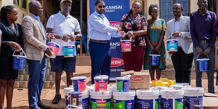 Plascon Donates paint worth shs25m to Naguru Reception Centre