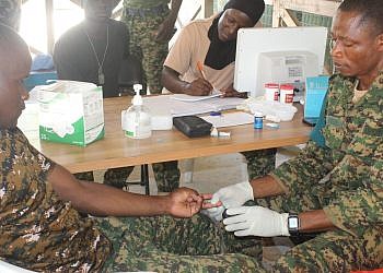 UPDF soldiers in Somalia commemorate world blood donor day