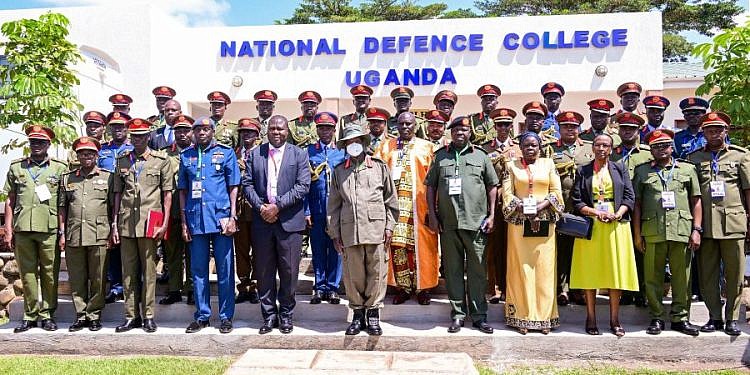 Museveni hails UPDF as third cohort of officers graduates at National Defence College