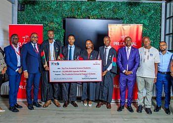 Prudential awards top Makerere actuarial graduates shs135m