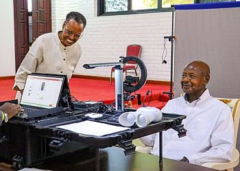 Museveni, Janet renew National IDs, ask Ugandans to follow suit