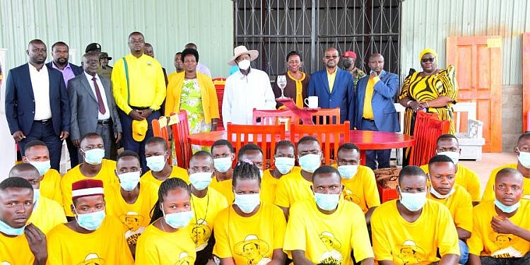 Museveni launches youth skilling hub in Kayunga