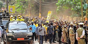 Fighting corruption is my main target says Museveni as he picks nominaton papers