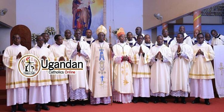 Lugazi Catholic diocese ordains eight into priesthood