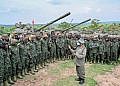 Museveni passes out 413 tank crews after training in modern warfare tactics