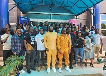 Hollywood actor Gbenga Akinnagbe visits Uganda, champions local-language storytelling