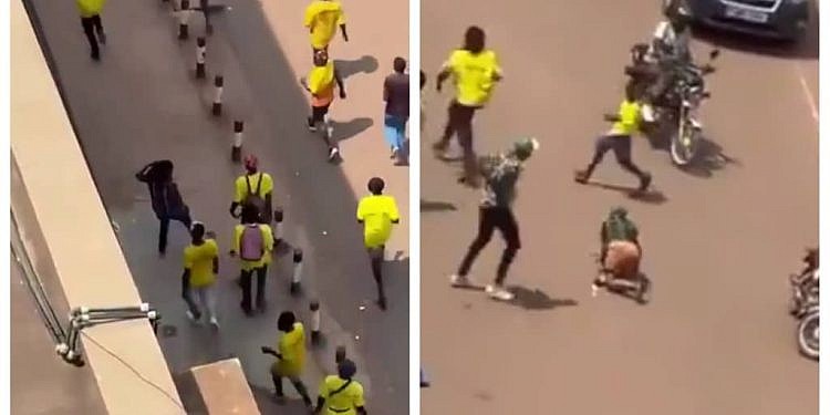 NRM disowns violent youths in yellow, blames opposition infiltration for Kampala chaos