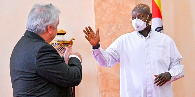 Museveni says adieus to outgoing Irish ambassador