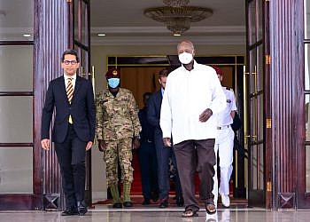 Museveni says adieu to outgoing French ambassador