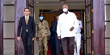 Museveni says adieu to outgoing French ambassador