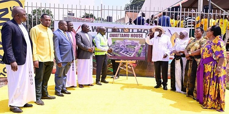 Museveni breaks ground for construction of shs58bn House of Bataka on land he bought for Buganda clan heads