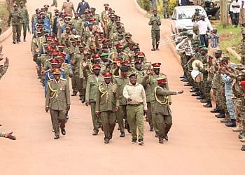 UPDF retires 149 senior officers