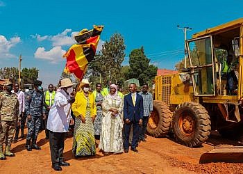 Museveni flags off construction of shs56bn Bukasa-Ssentema-Kakiri road