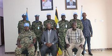 UN Guard Unit commander in Somalia visits Uganda’s Embassy